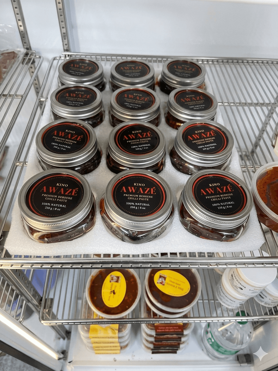 Kino Awazé jars available in store